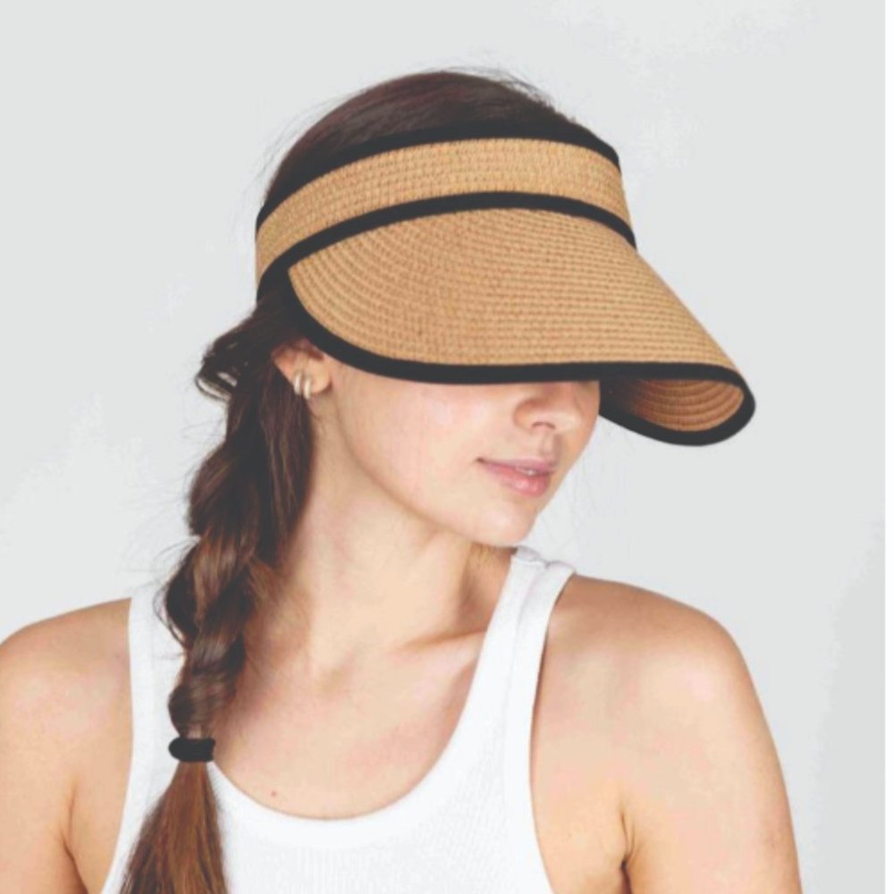 Straw Visor Hat